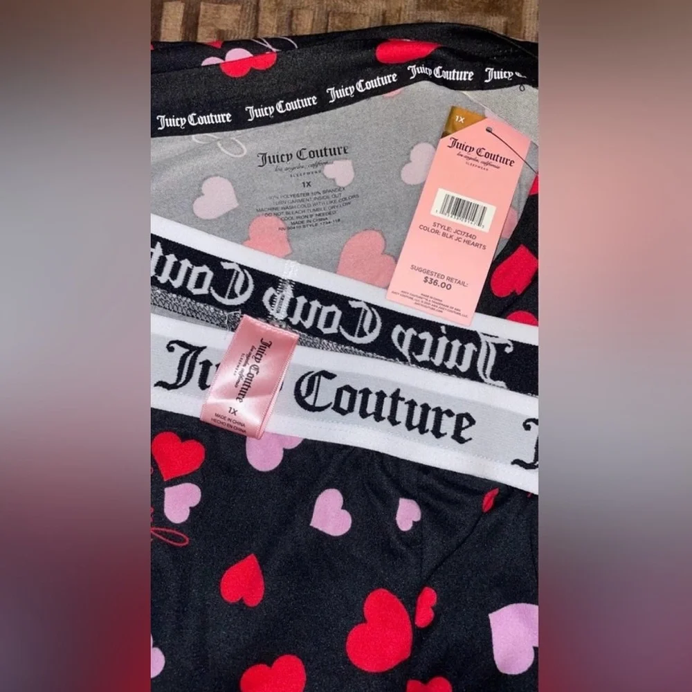 SOLD-Juicy couture pijama set size 1X - Picture 6 of 6
